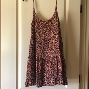 Lulus Flower dress with open back